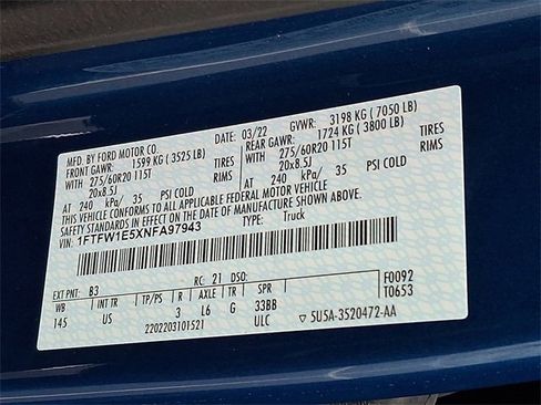 Used 2022 Ford F150 XLT w/ Equipment Group 302A High image 27