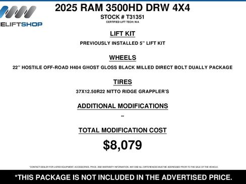 Used 2025 RAM 3500 Laramie w/ Max Tow Package image 2