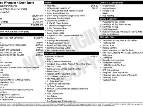 Used 2023 Jeep Wrangler Unlimited Sport AWD/4WD image 6