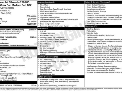 Used 2024 Chevrolet Silverado 2500 Custom w/ Custom Convenience Package AWD/4WD image 27