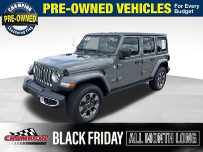 Used 2021 Jeep Wrangler Unlimited Sahara w/ Uconnect 4C Nav & Sound Group