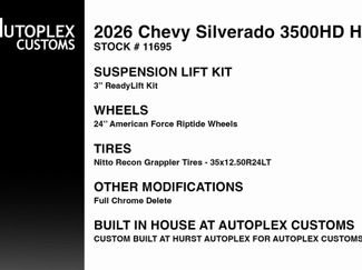 Used 2026 Chevrolet Silverado 3500 High Country w/ High Country Premium Package AWD/4WD video 2