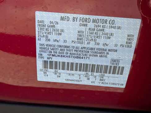 New 2026 Ford Explorer ST-Line w/ ST-Line Street Pack AWD/4WD image 15