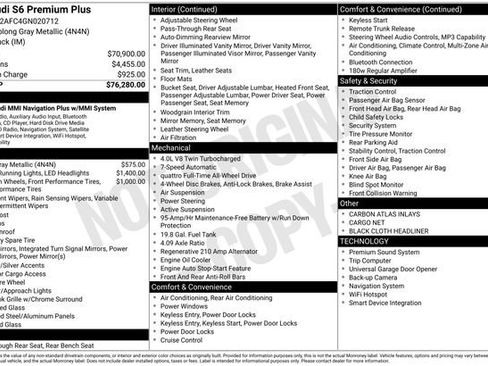 Used 2016 Audi S6 Premium Plus AWD/4WD image 4
