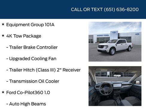 New 2025 Ford Maverick XL w/ Equipment Group 101A image 5