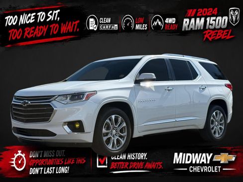 Certified 2021 Chevrolet Traverse Premier w/ LPO, Cargo Package FWD image 1