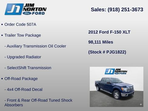 Used 2012 Ford F150 XLT w/ XLT Convenience Pkg AWD/4WD image 8