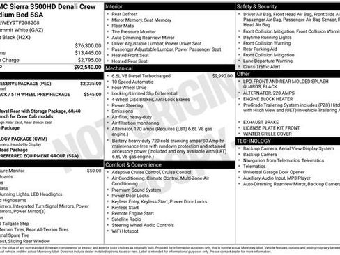 New 2026 GMC Sierra 3500 Denali w/ Denali Reserve Package image 3