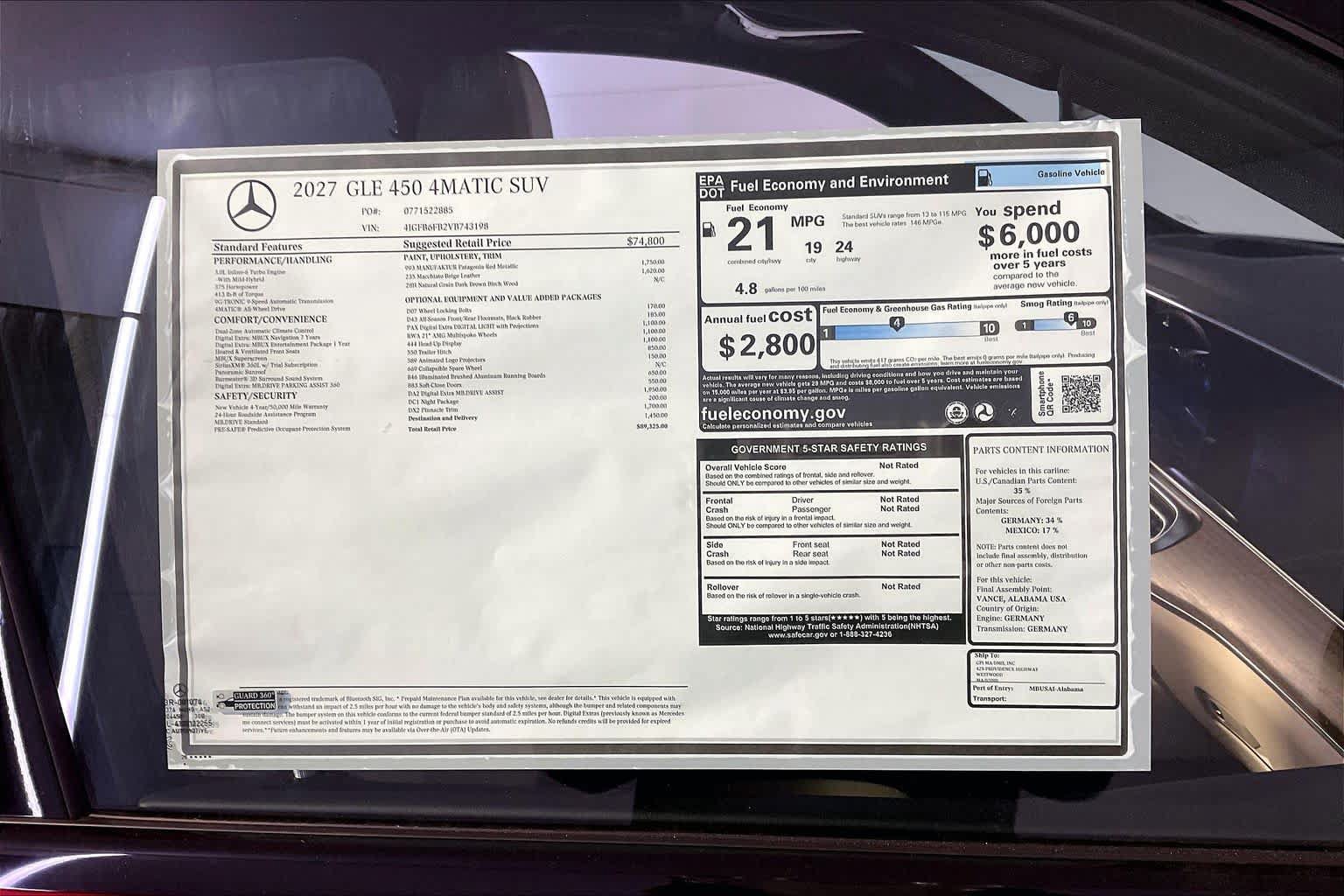 New 2027 Mercedes-Benz GLE 450 4MATIC image 18