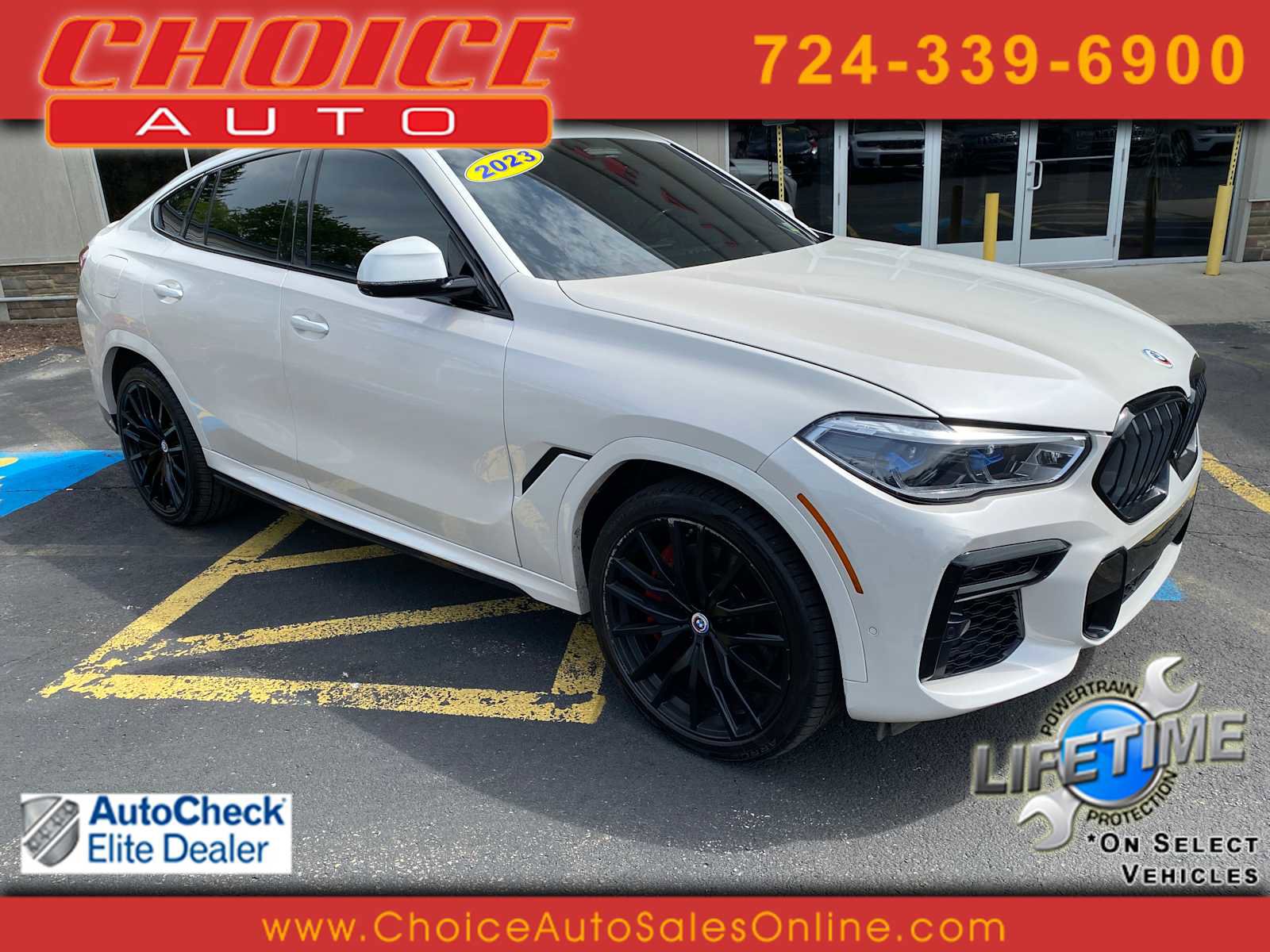 Used 2023 BMW X6 M50i w/ Executive Package AWD/4WD image 1