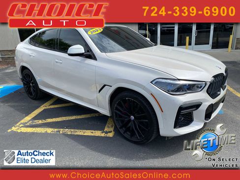 Used 2023 BMW X6 M50i w/ Executive Package AWD/4WD image 1