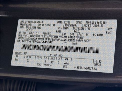 Used 2022 Ford F150 XLT w/ Equipment Group 302A High AWD/4WD image 42