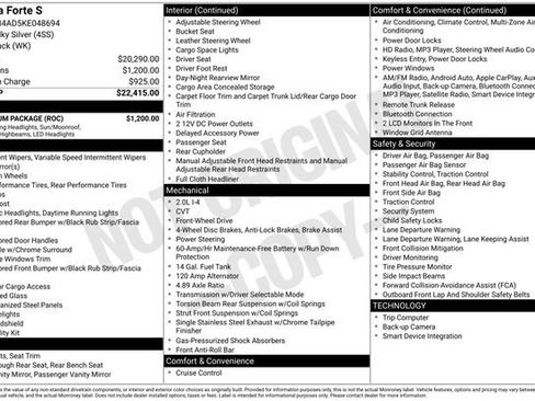 Used 2019 Kia Forte S w/ S Premium Package image 38