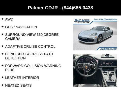 Used 2018 Porsche Panamera 4S AWD/4WD image 6