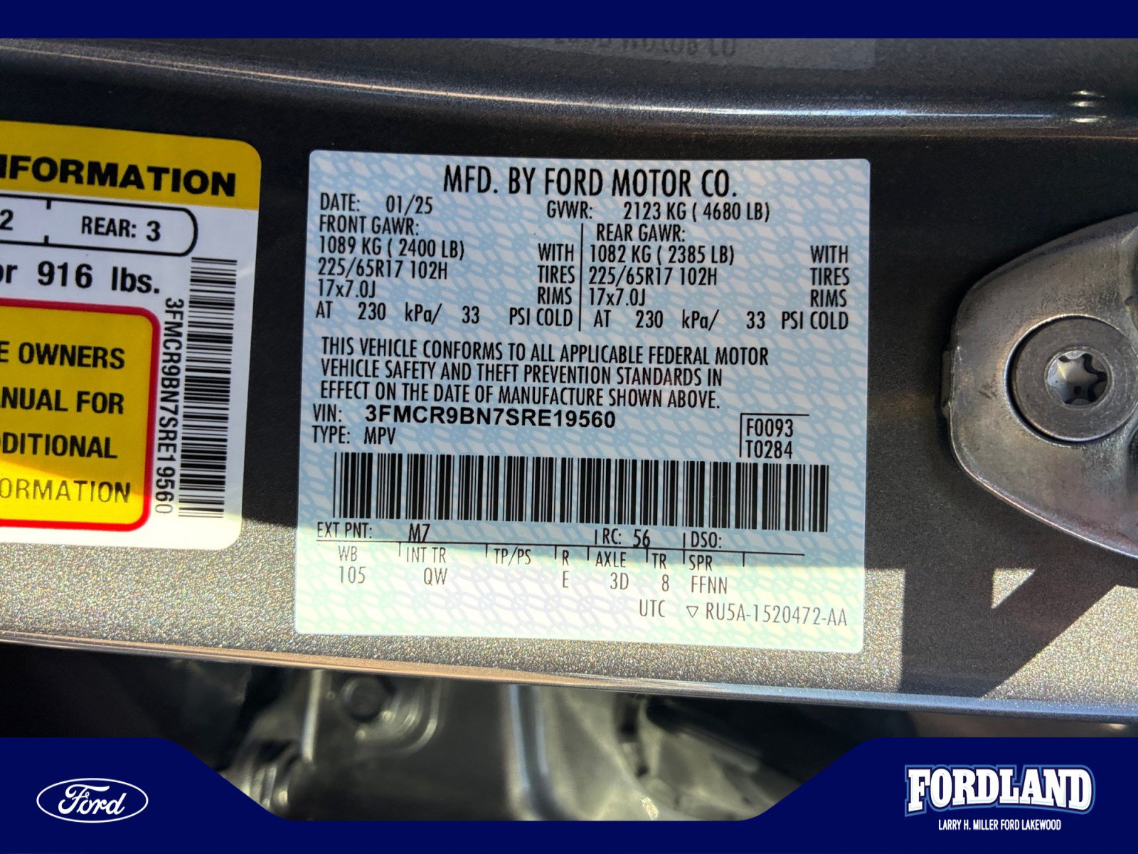 Used 2025 Ford Bronco Sport Big Bend AWD/4WD image 25