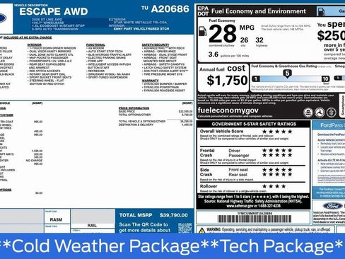 New 2026 Ford Escape ST-Line w/ Tech Pack #1 image 28