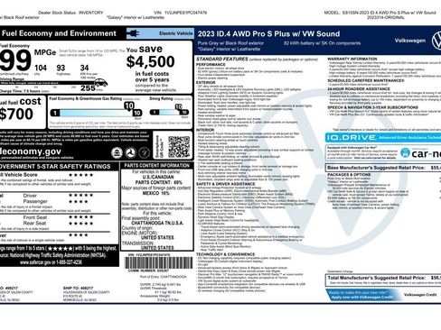 Used 2023 Volkswagen ID.4 Pro S Plus AWD/4WD image 7