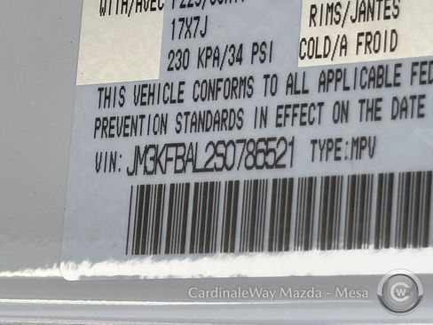 New 2025 MAZDA CX-5 AWD 2.5 S image 22