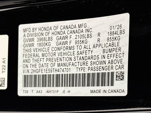 Certified 2026 Honda Civic Si image 33