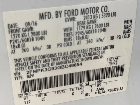 Used 2016 Ford Edge SE FWD image 16