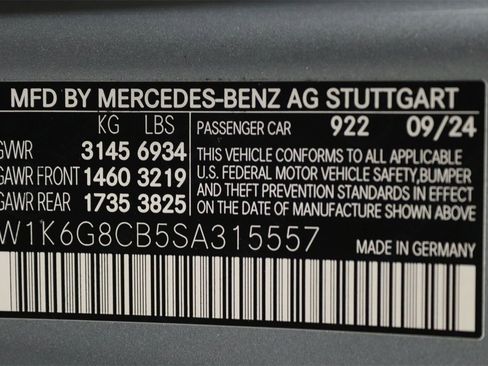 New 2025 Mercedes-Benz S 63 AMG S image 15