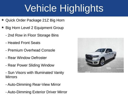 Used 2026 RAM 1500 Big Horn AWD/4WD image 3