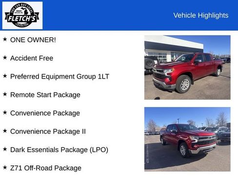Used 2024 Chevrolet Silverado 1500 LT w/ Z71 Off-Road Package AWD/4WD image 2