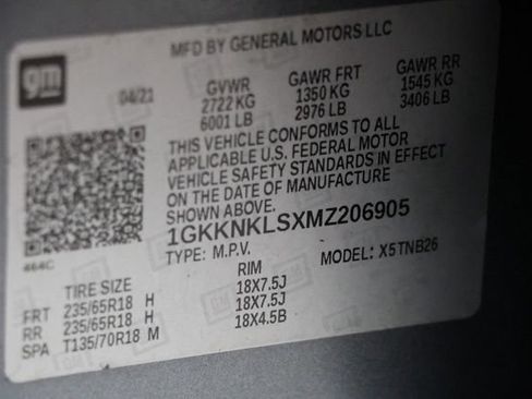 Used 2021 GMC Acadia SLE w/ Driver Convenience Package FWD image 37