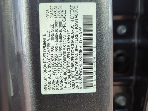 New 2025 Honda Pilot EX-L image 30