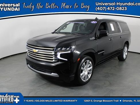 Used 2021 Chevrolet Suburban High Country image 1