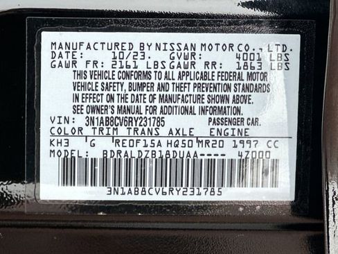 Used 2024 Nissan Sentra SV w/ All-Weather Package image 32