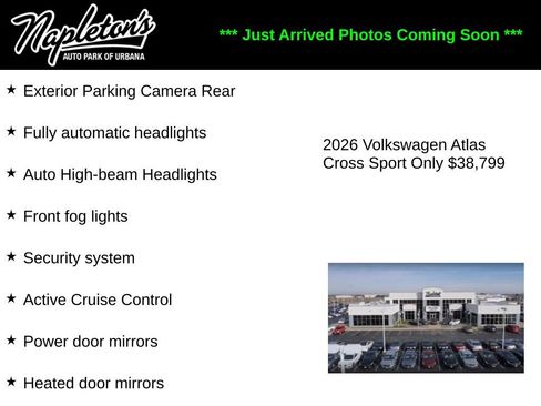 Used 2026 Volkswagen Atlas Cross Sport SE AWD/4WD image 2