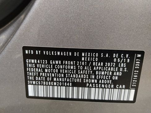 Used 2019 Volkswagen Jetta SE w/ Cold Weather Package FWD image 33