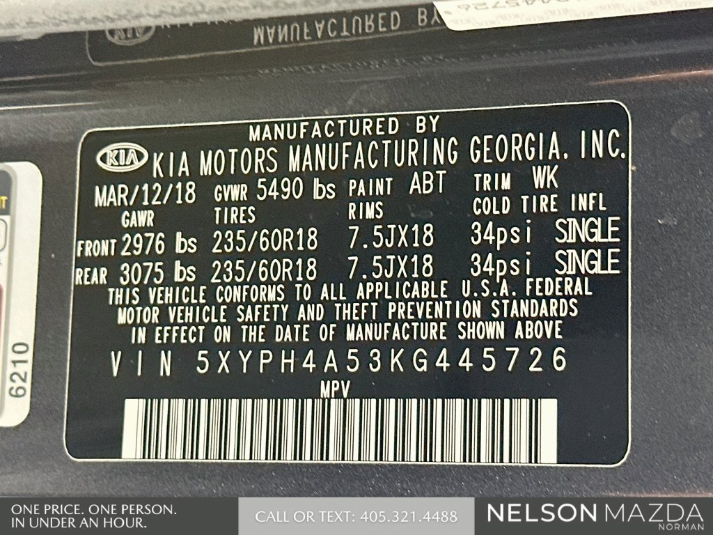 Used 2019 Kia Sorento EX FWD image 34