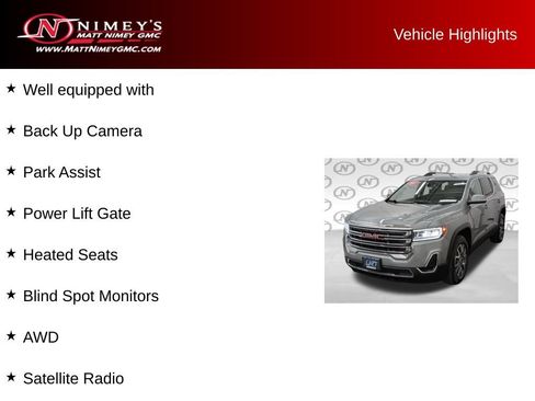 Used 2023 GMC Acadia SLE w/ Driver Convenience Package AWD/4WD image 6