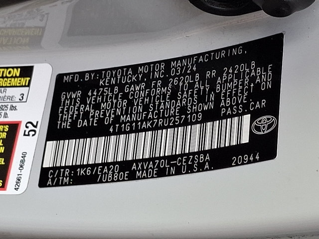 Used 2024 Toyota Camry SE FWD image 26