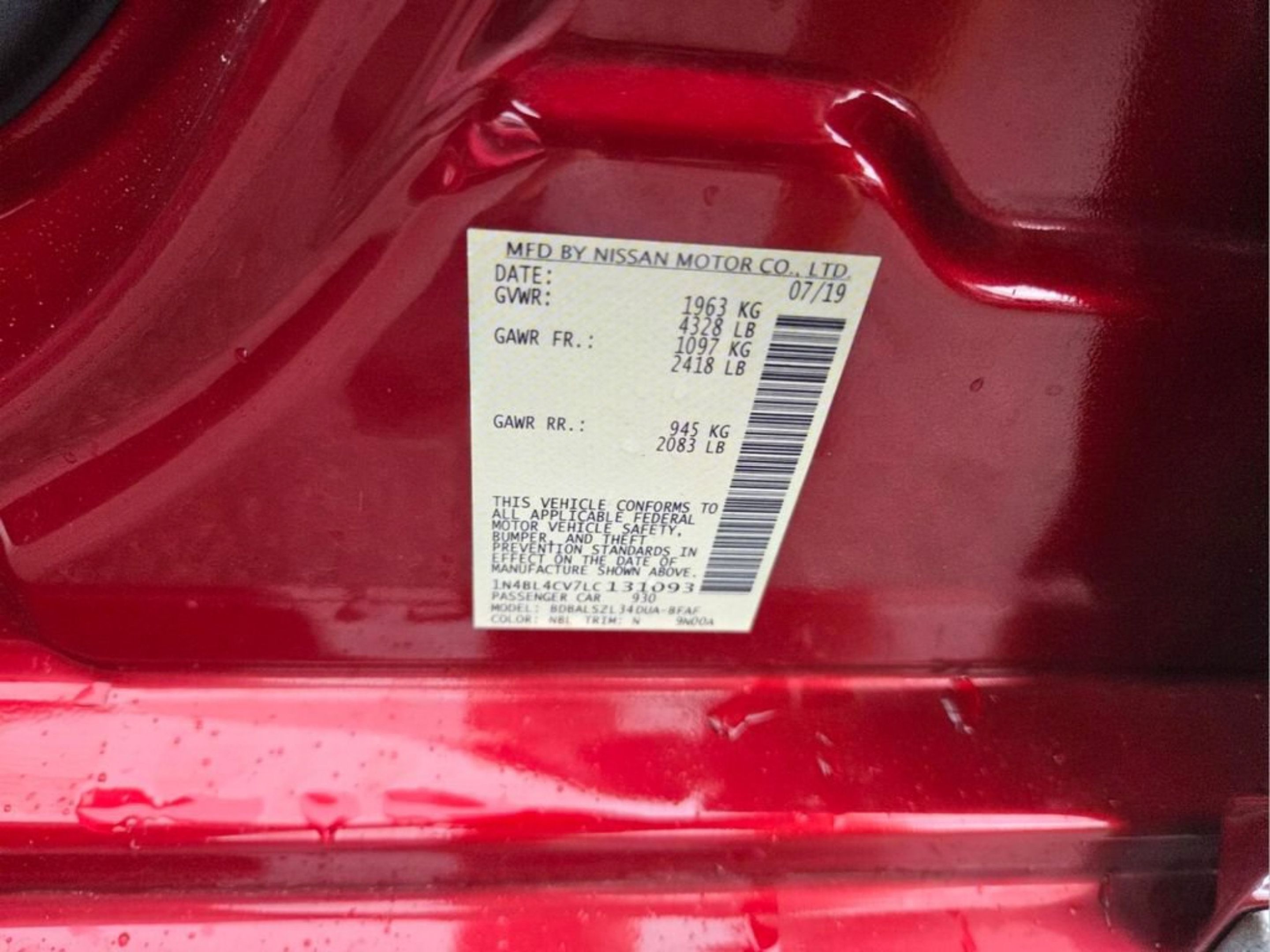 Used 2020 Nissan Altima 2.5 SR FWD image 16