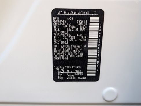 Used 2024 Nissan Armada SV w/ Cargo Package image 38