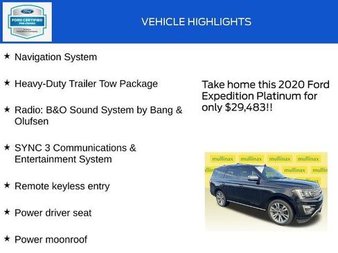 Certified 2020 Ford Expedition Platinum image 18