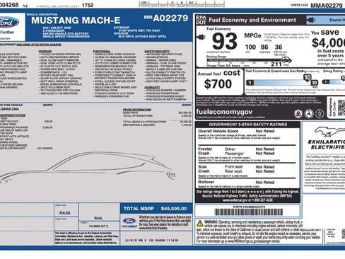 Used 2021 Ford Mustang Mach-E Select w/ Comfort/Appearance Package image 36