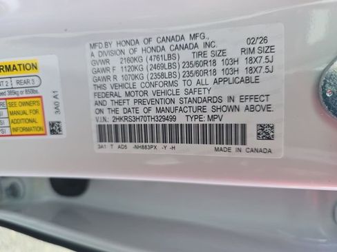 New 2026 Honda CR-V EX-L image 36