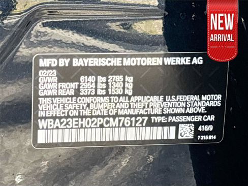 Used 2023 BMW 740i w/ Parking Assistance Package image 34