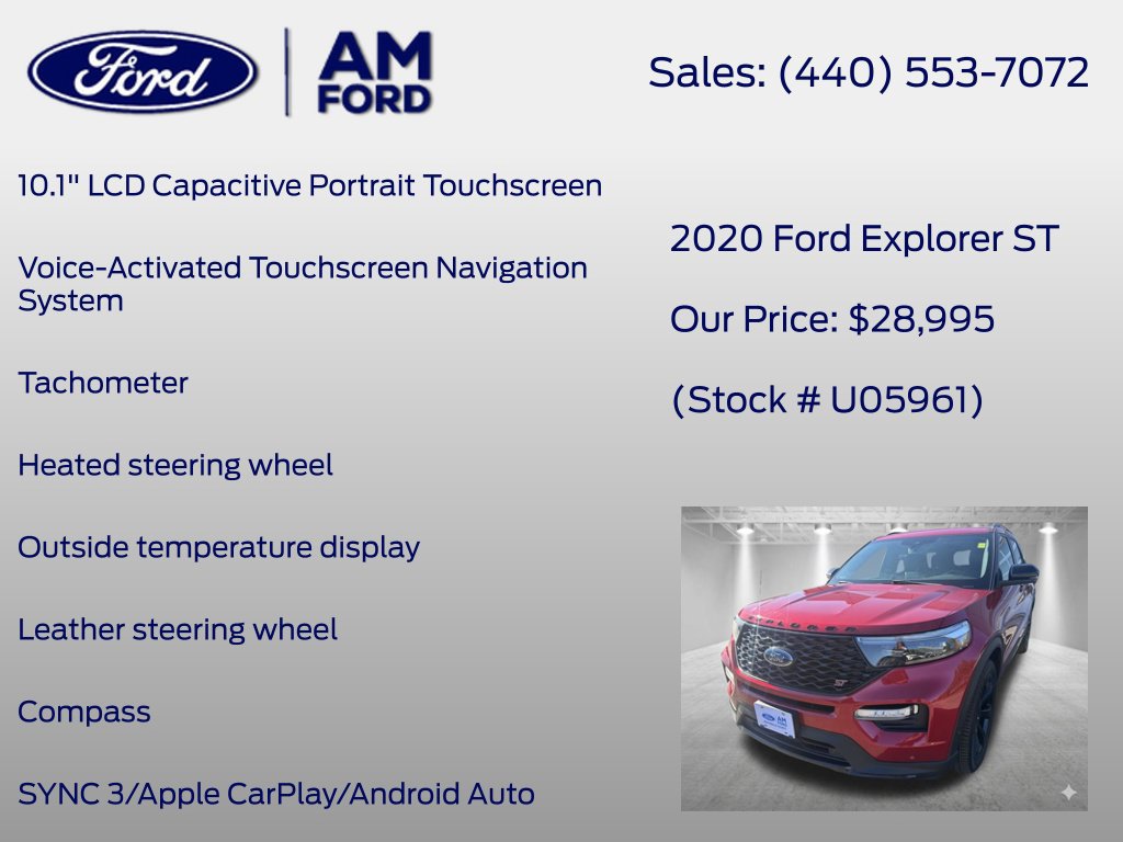 Used 2020 Ford Explorer ST w/ ST Street Pack AWD/4WD image 33