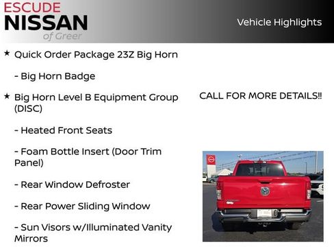 Used 2022 RAM 1500 Big Horn RWD image 13