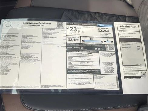 New 2026 Nissan Pathfinder Platinum w/ Cargo Package FWD image 21