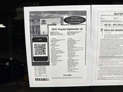 Used 2021 Toyota Highlander LE image 13