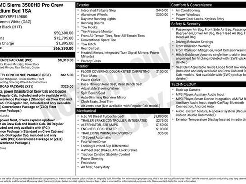 Used 2023 GMC Sierra 3500 Pro w/ Convenience Package AWD/4WD image 4