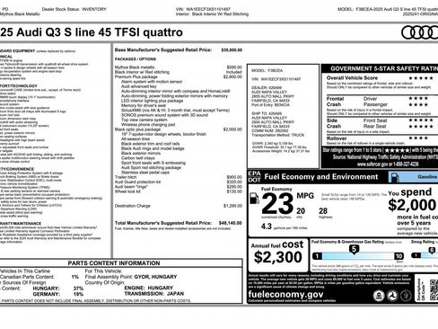 New 2025 Audi Q3 2.0T Premium Plus image 4