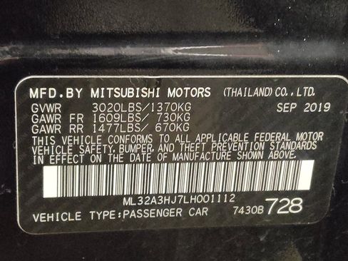 Used 2020 Mitsubishi Mirage ES image 33