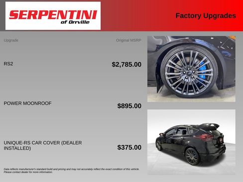 Used 2017 Ford Focus RS AWD/4WD image 6